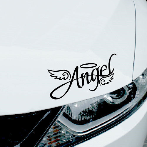 Angel Wings Reflective Sticker Angel Personalized Car Sticker Romantic Funny Car Sticker Light Eyebrow Sticker Car Rear Sticker