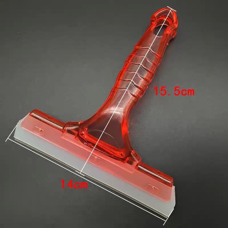 Car Film Tool Double-Layer Silicone Wiper Car Wash Glass Brush Soft Wiper Color Change Film Cleaning Scraper