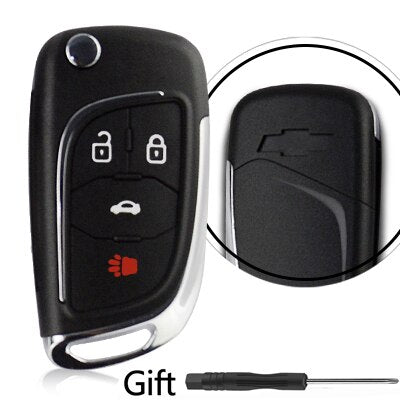 OkeyTech For Chevrolet Lova/Aveo/Cruze Remote Car Key Shell 2/3/4/5 Buttons For Opel Vauxhall Insignia Astra Mokka For Buick