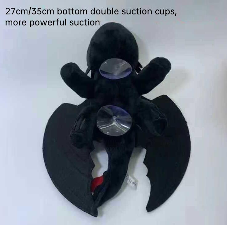 Toothless Helmet Suction Cup Doll Motorcycle Motorcycle Roof Skylight Night Fury Decoration