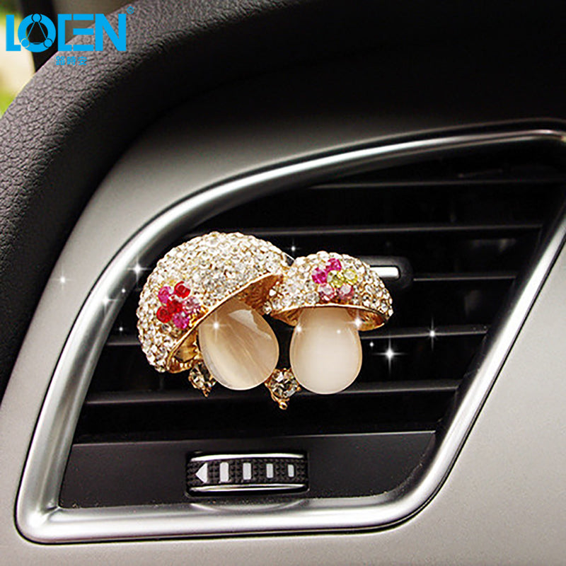 Car Air Freshener Scents Auto Perfume Vent Outlet Clip With Solid Fragrance Sheet Swan Mushroom Butterflies Planet Dance Girl