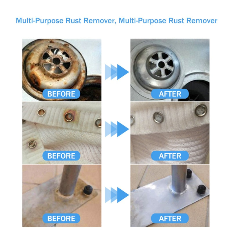 30ml Rust Remover Multi-Purpose Rust Inhibitor Auto Window Rust Remover Derusting Spray Car Maintenance Cleaning Rust Converter