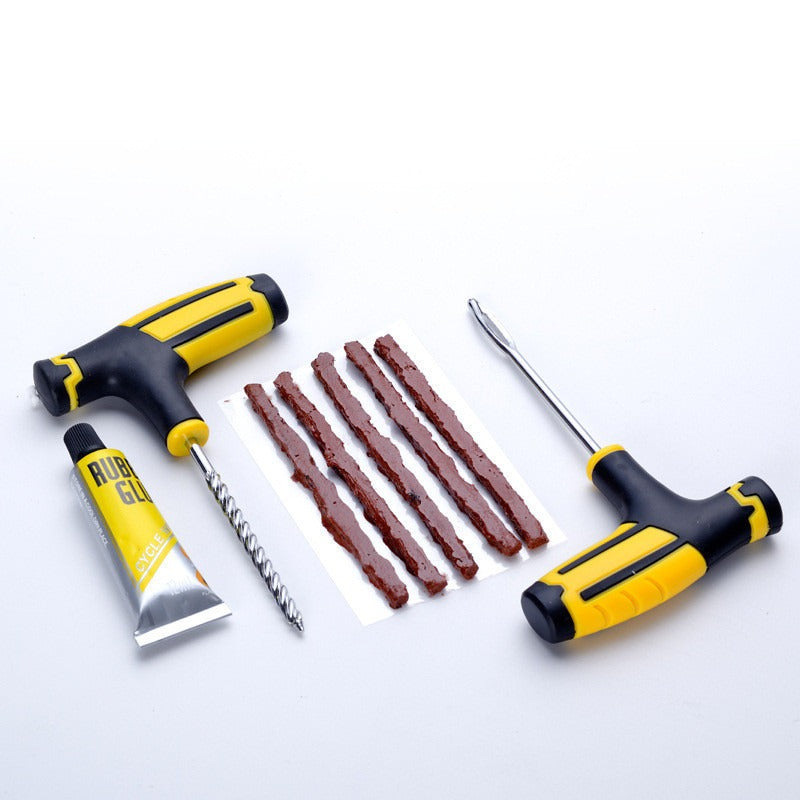 Car Vacuum Tire Repair Tool Car Tire Repair Tool Set Tire Rubber Strip Outdoor Emergency