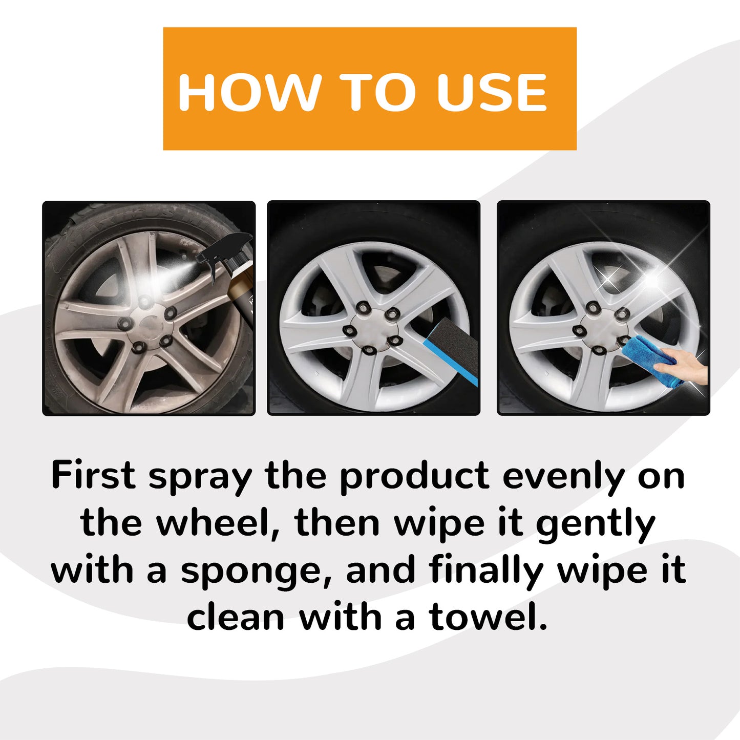 Car Tire Cleaner Kit