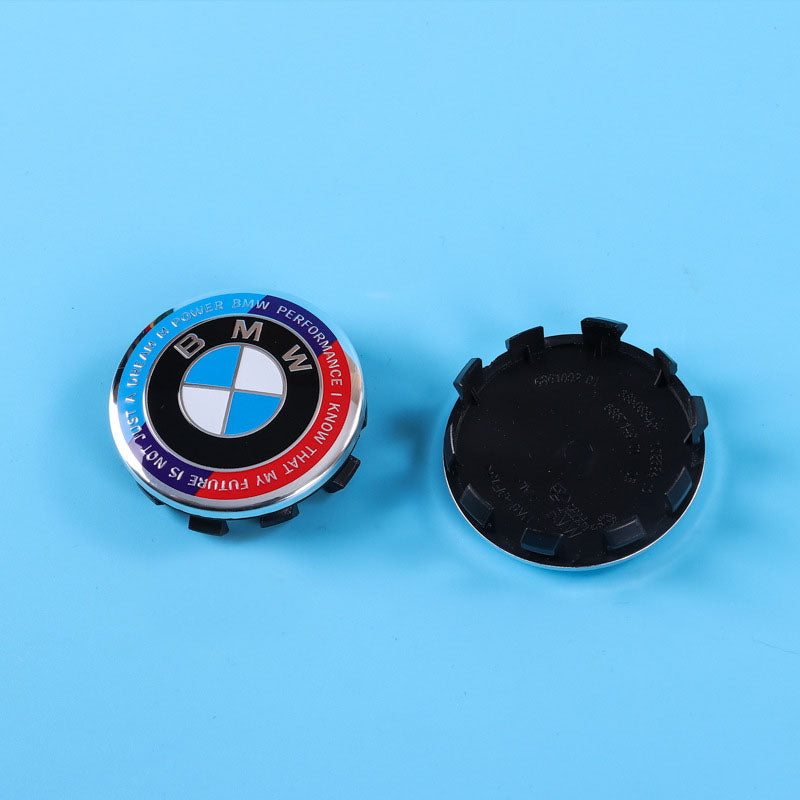 Suitable for BMW front and rear standard wheel hub covers 56/68mm 3 Series 5 Series X1X5X6M logo co branded center cover logo