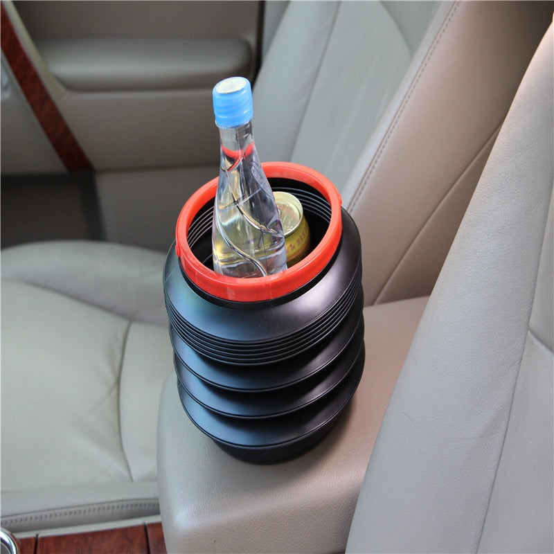 Car Trash Bin Can Car Storage Bin Portable Outdoor Fishing Bucket Multifunctional Retractable Folding Water Bucket