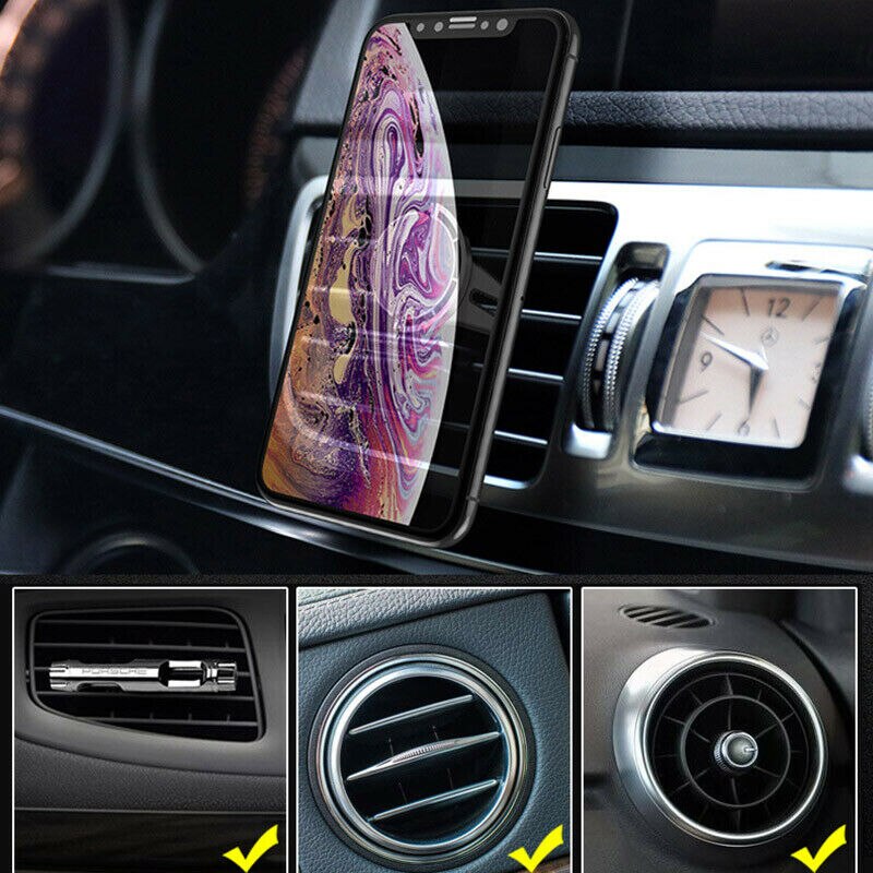 Multipurpose Mobile Phone Bracket Car Vent Holder Stand Universal 360 Degree Rotation for iPhone Sumsung Huawei