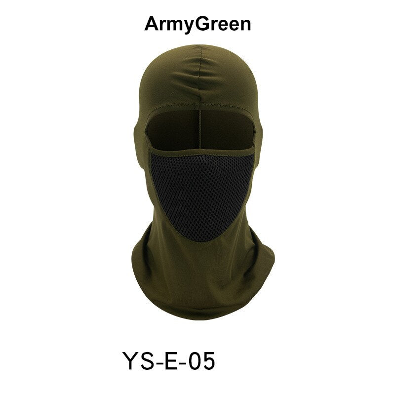 Motorcycle Sun protection and dustproof headgear riding hat hood windproof outdoor tactical riding hood mask mask dust mask