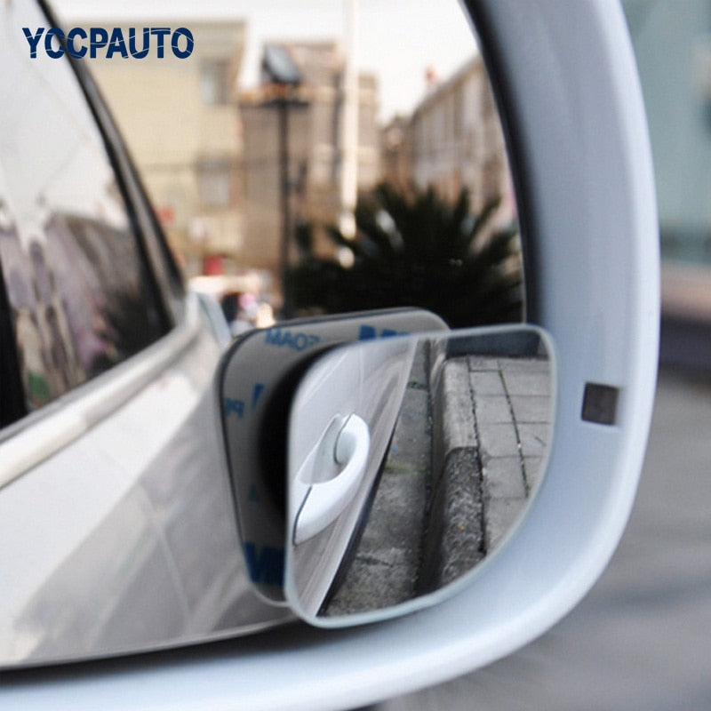 Car-styling Blind Spot Mirror Auto Motorcycle Car Rear View Mirror Extra Wide Angle Adjustable Rearview Mirror 2Pcs