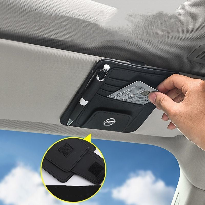 Suitable for Nissan Jinke Xiaoke Qijun Loulan Qida Xuan Yi car carrying glasses clip sunshade back clip storage clip