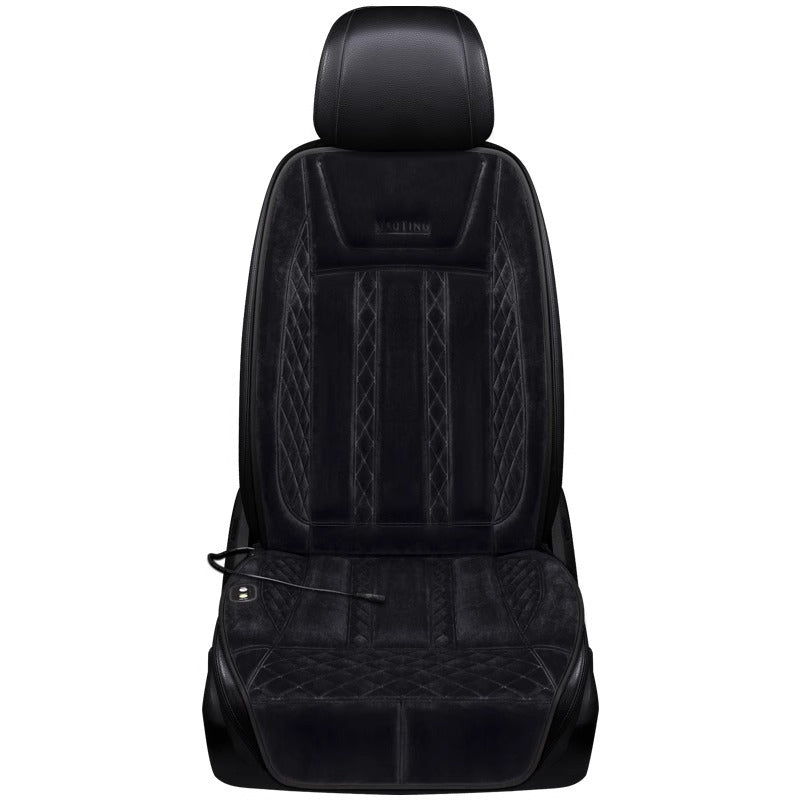 Car heated seat cushion winter single seat car electric heating modified plush seat cushion 12V24V warm