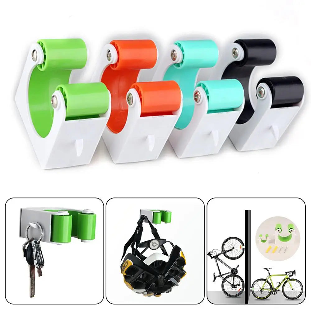 Bike Parking Rack Storage Holder Indoor Wall Vertical Bicycle Bracket Mountain Bike Road Bike Accessories