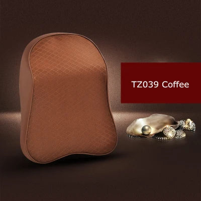 1PCS memory foam cute car seat headrest pillow solid for the neck rest waist back support cushion set pillows auto accessories