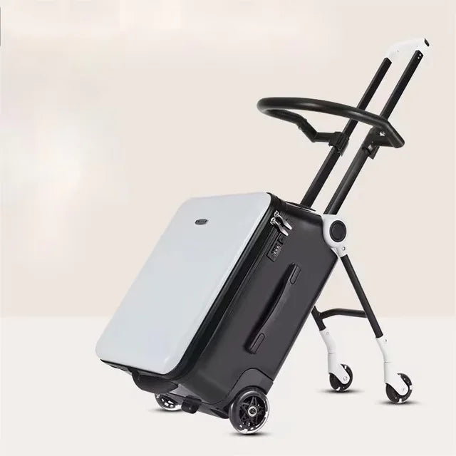 Kids Stroller Travel Suitcase Riding and Sitting Multi-function Waterproof and Wear Resistant Trunk Suitcase Luggage